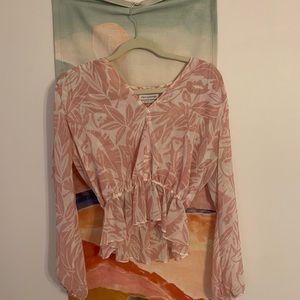 Urban floral babydoll top